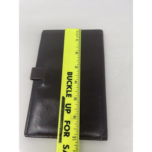 World Travel Advisors Mello Touch Cowhide Passport Baggage Rail Tickets Landing - Picture 3 of 9